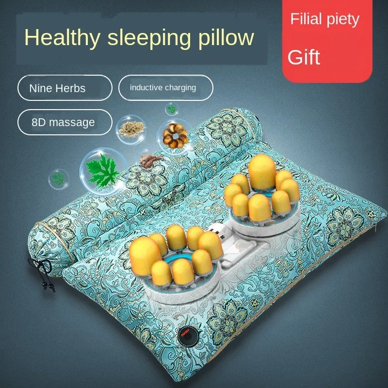Herbal Neck Massager Massage Pillow Neck Waist Back Leg Home Multifunctional Full-Body Automatic