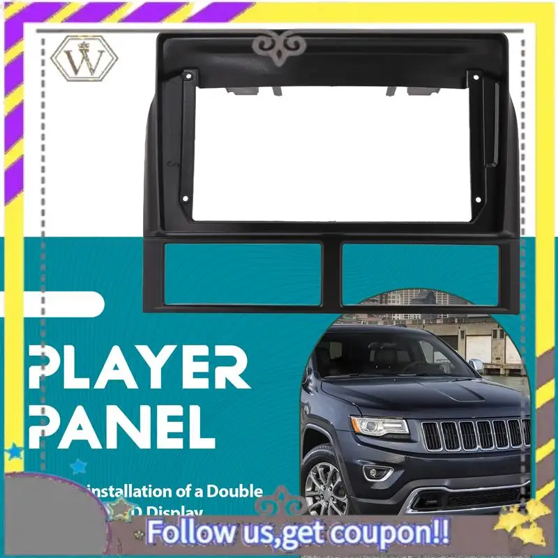 

L38A-автомобильный радиоприемник для JEEP Grand Cherokee 98-04 DVD стерео рамка пластина адаптер монтажная приборная панель установка комплект отделки рамки