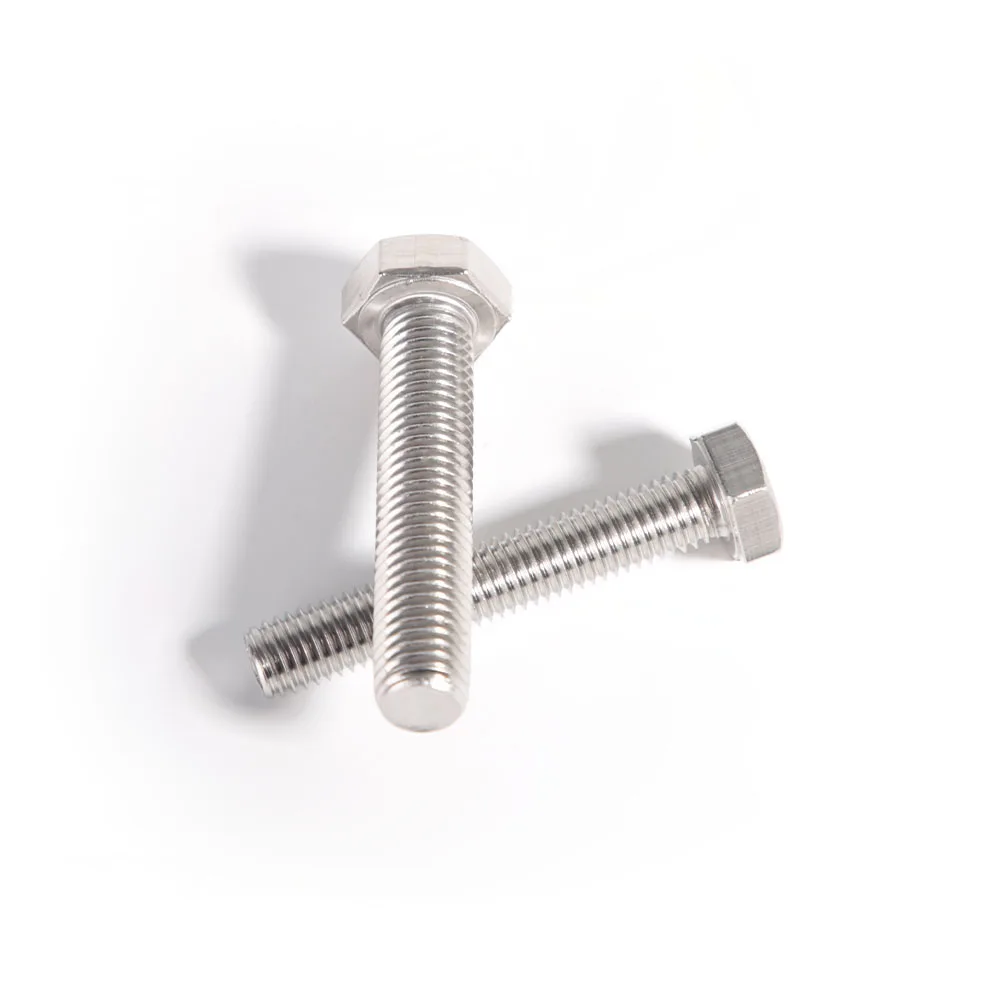 DIN933 A4-70 316 Stainless Steel Hexagon Head Screw with Full Thread M3 M4 M5 M6 M8 M10 M12 M14 M16 External Hex Head Bolt