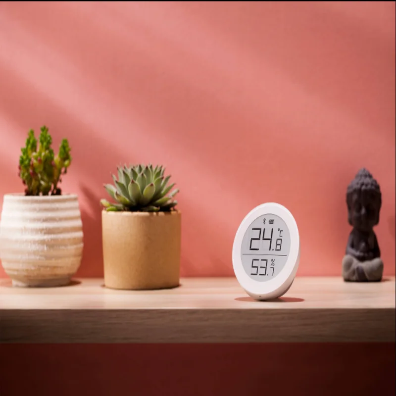 Czujnik wilgotności temperatury Qingping cyfrowy precyzyjny wewnętrzny ekran LCD z automatycznym nagrywaniem danych dla Xiaomi Apple HomeKit