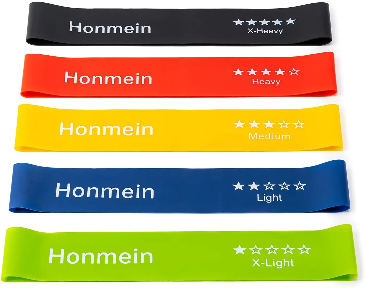 

Резиновые эспандеры с 5 уровнями сопротивления для домашних тренировок, силовых упражнений, в комплекте с руководством и сумкой