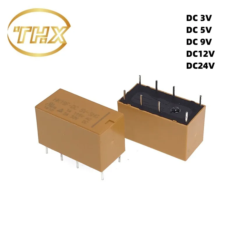 รีเลย์ HK19F HK19F-DC24V-SHG HK19F-DC12V-SHG HK19F-DC5V-SHG HK19F-DC3V-SHG รีเลย์8PIN 3V 5V 9V 12V 24V