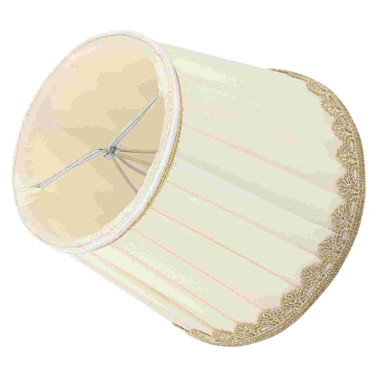 Paralume in tessuto rosa chiaro copre paralumi per lampadario ornamentale fai da te in chiffon da pavimento