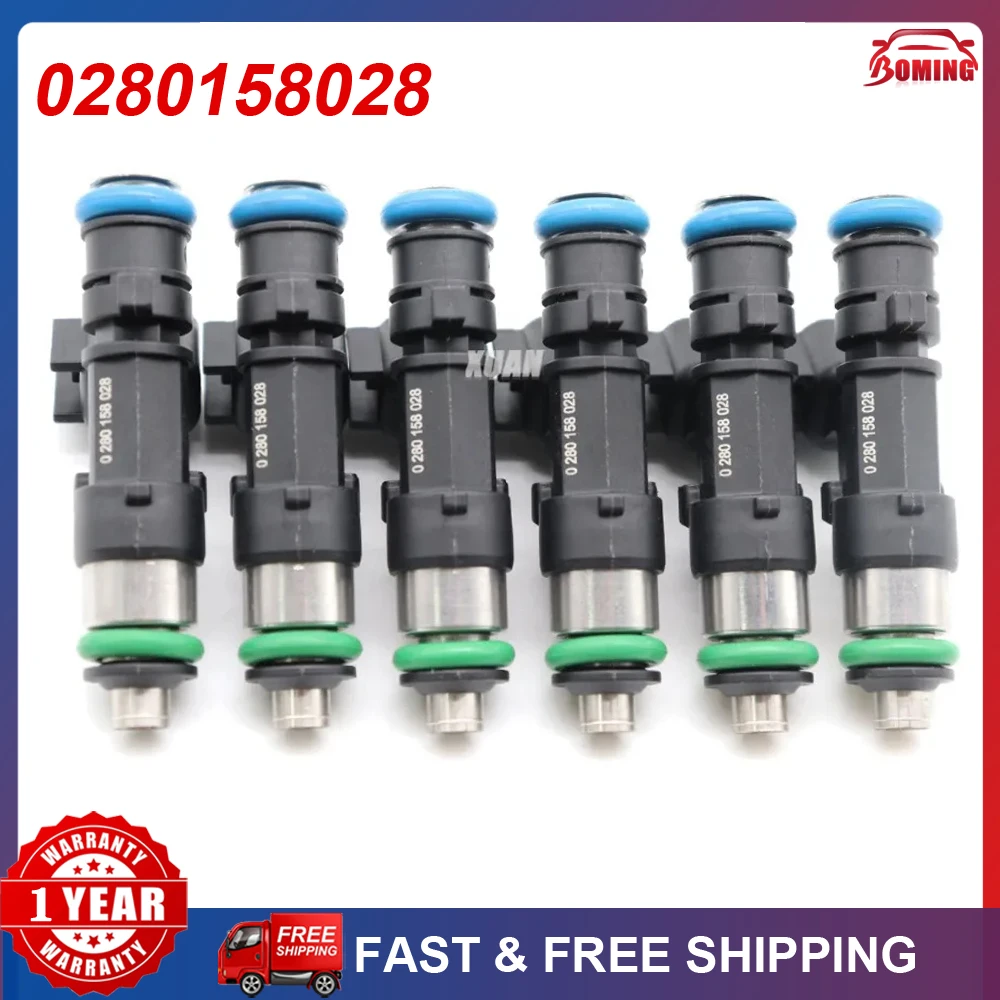 NEW Car Fuel Injector 0280158028 For Dodge Avanger Challenger Charger Journey Magnum Nitro Stratus Chrysler 300M 300 04591986AA