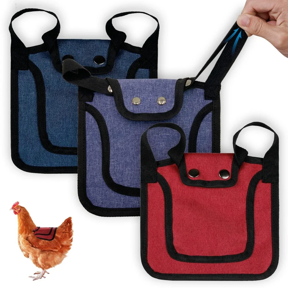 

Chicken Saddles with Stretchy Strap, Hen Saddle Sweater Clothes, Birds Protector for Back Sides, Poultry Accessories for Hens