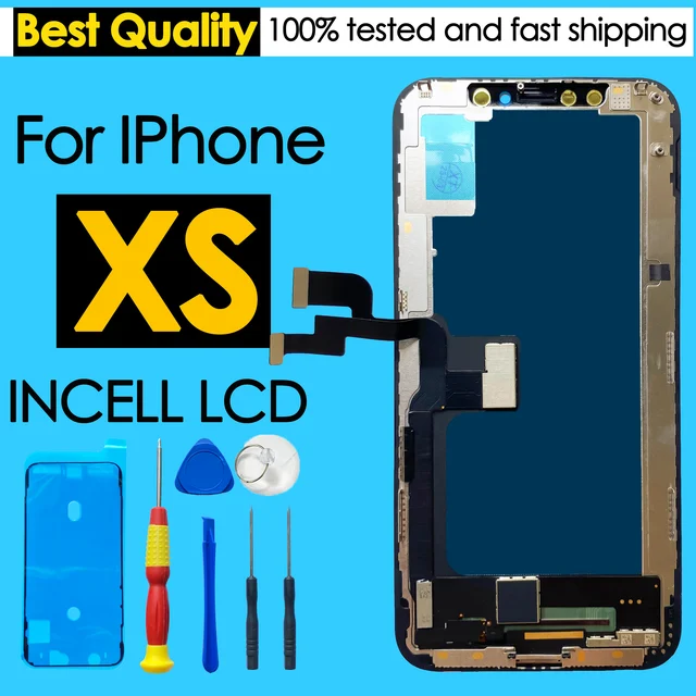 Wysokiej jakości wyświetlacz LCD AAA incell do wyświetlacza iPhone XS wymiana ekranu dotykowego montaż Digitizer części naprawcze zestaw hurtowy