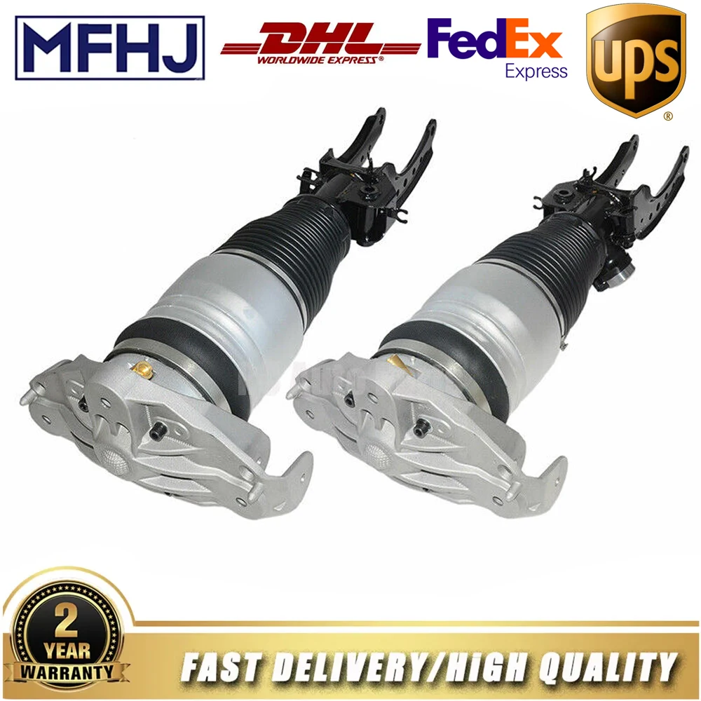 A Pair Front Left Right Air Suspension Shock Struts For VW Touareg 7L6616403B 95535840321 95535840330 7L8616039D