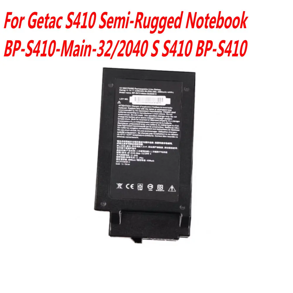 11.1V 4200mAh Battery For Getac S410 Semi-Rugged Notebook BP-S410-Main-32/2040 S S410 BP-S410 Main Battery