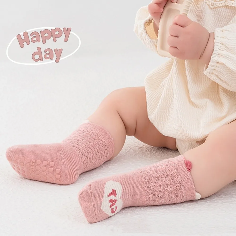 

Fashion Anti-skid Floor Socks Comfortable Breathable Toddlers Infants Socks Cute Ear Short Socks Baby