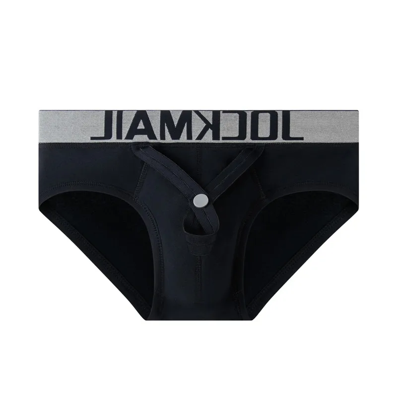 JOCKMAIL Sexy Men Underwear Penis Ring Cockstraps Tanga Briefs Slips Gay Underwear Jock Strap Cuecas Homem Men Sheer Underwear