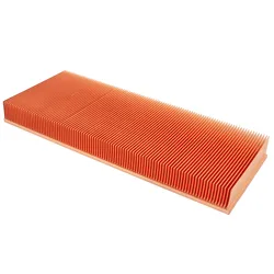 200x80x20mm Copper Heatsink Skiving Fin Heat Sink Cooling Radiator for Electronic Chip LED Heat Dissipation