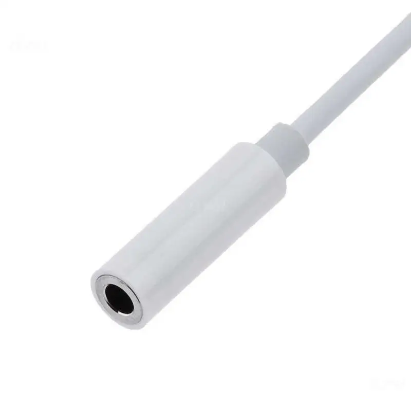 Kabel pleciony Adapter USB-C typu C do 3.5mm Jack kabel Audio Aux Adapter do Huawei nie obsługuje Sumsang