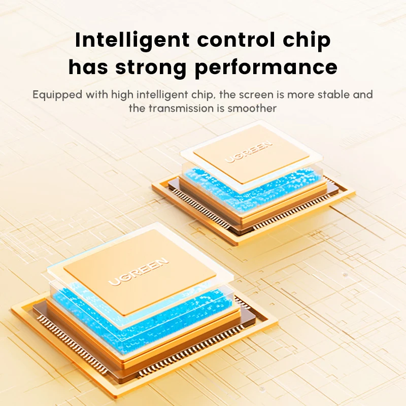 Ugreen HD-MI to VGA アダプター 1080P/60Hz オス-メス HD to VGA コンバーター ビデオディスプレイケーブル