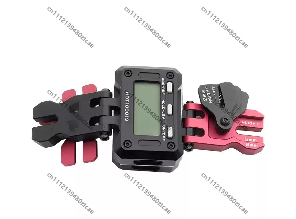 RC Helicopter Pitch Gauge, Digital Display Pitch Scale Tool, Aileron-Free Design For DFC FBL 380 450 550 Class Model Helicopter