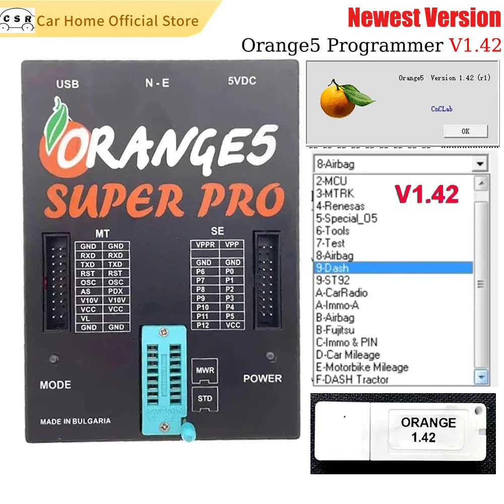 Orange5 Programmer V1.42 Full Activation Upgraded Orange 5 V1.42 Professional ECU Programming Device Activate Full Authorization