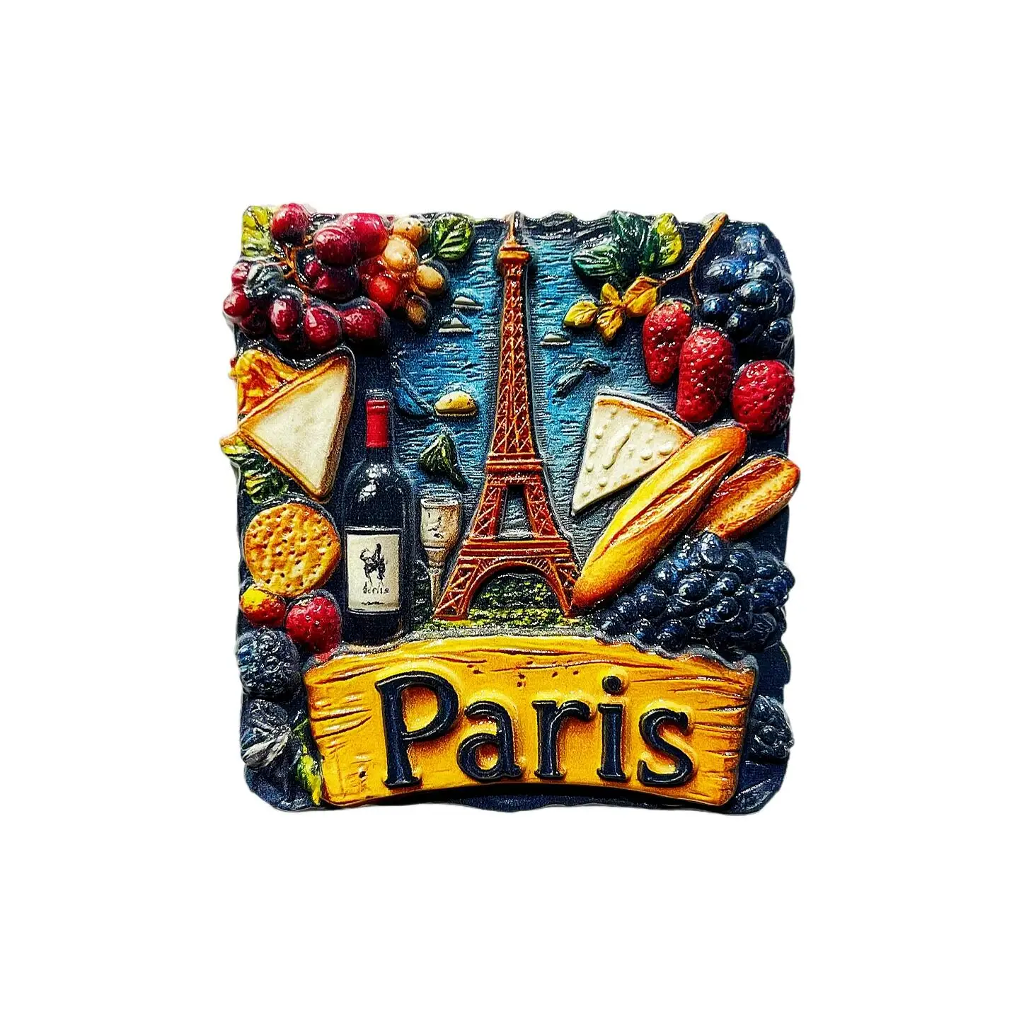 Creative Eiffel Tow Souvenir From Paris, France, French Cultural Tourism Souvenir, Home Decoration Magnetic Refrigator