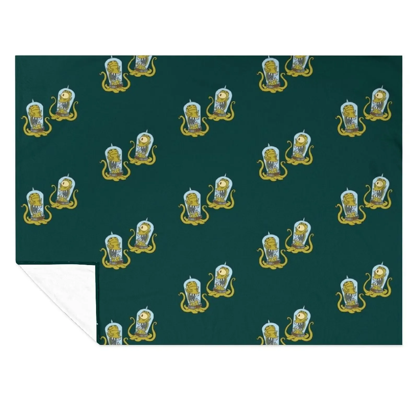 

Kang and Kodos Treehouse of Horror 1 Throw Blanket Nap Summer cosplay anime Camping Blankets