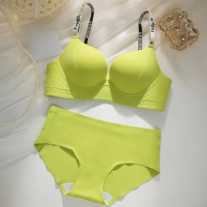 Women Seamless Half Cup Bra Wireless Soft Support Small Bust Push Up Anti Sagging Brassiere Side Fat Collection Underwear 32-38