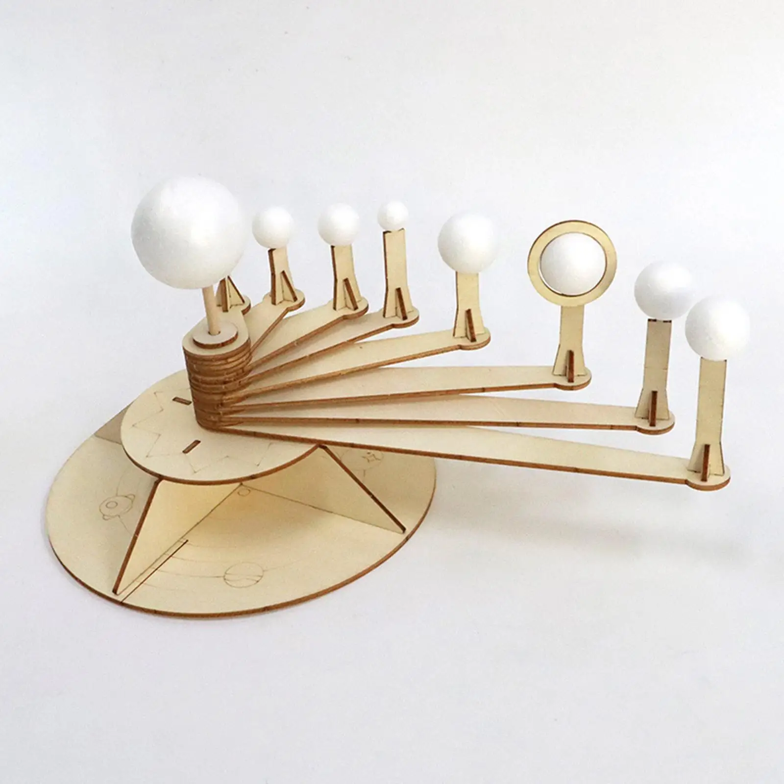 Solar System Wooden Puzzle Model Kit Creative Educational Toy Learning Tool for Kids School Experiment