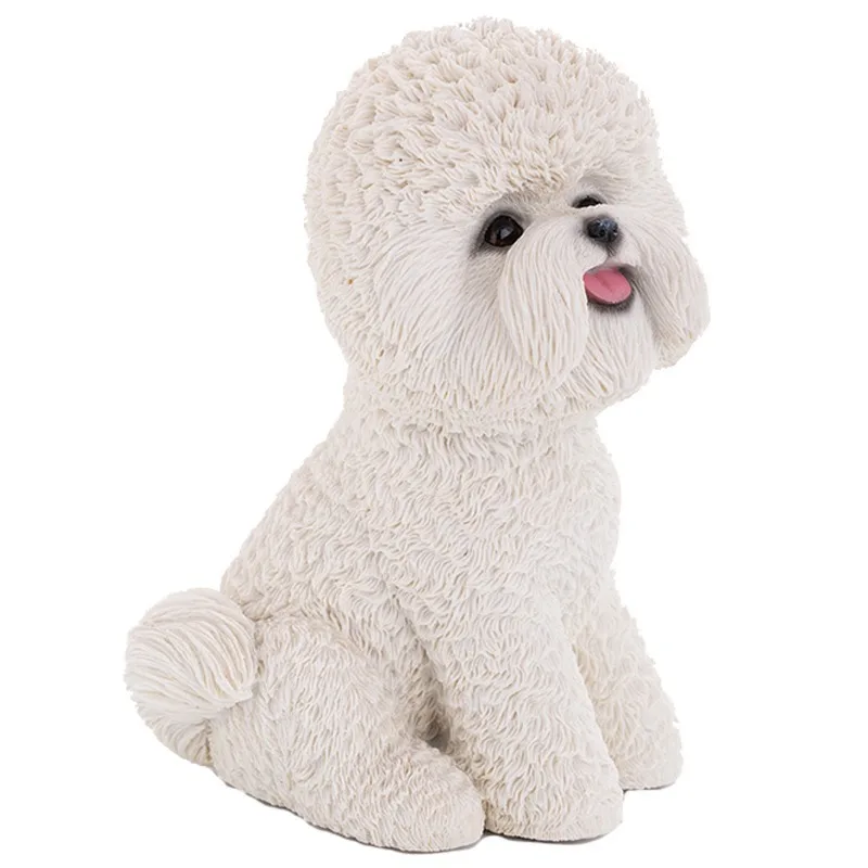 The new side head Central Asian Schnauzer Bichon Sheepdog simulation model can be matched with dolls and animal ornaments