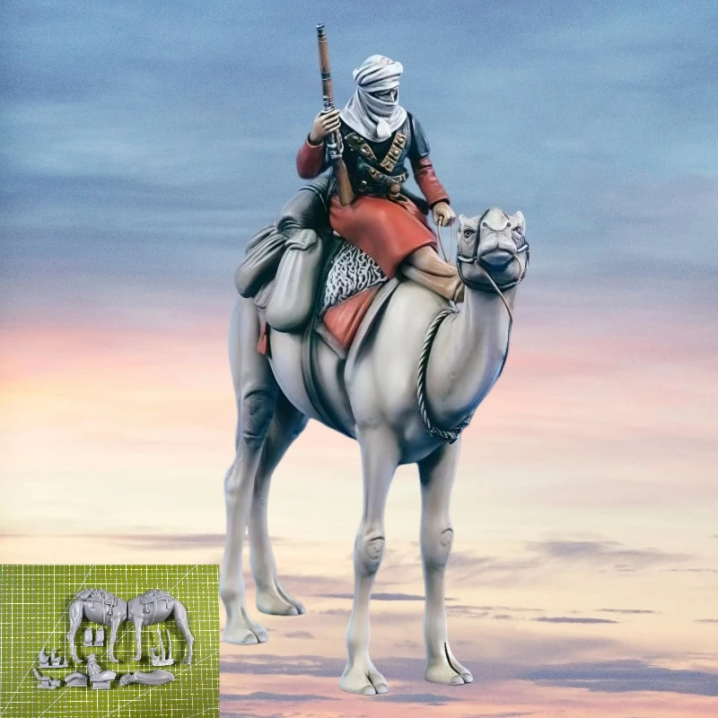 

Неокрашенная модель из смолы 1:35, кавалерия GK Desert Camel, требующая сборки модели