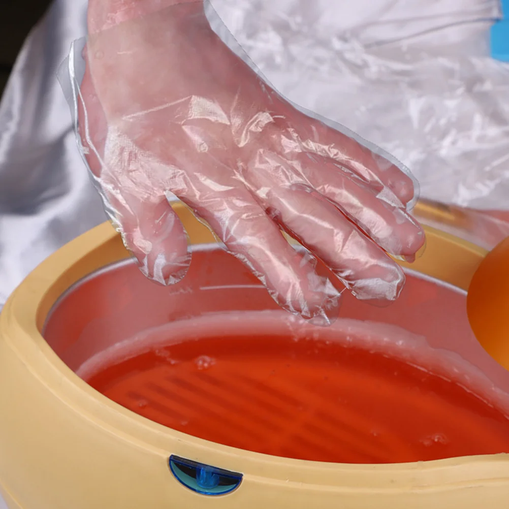 

Hot Paraffin Hand Foot Care Gloves Reusable Wax Mitts Silica Gel Spa Moisturizer Supplies Exfoliating Body Treatment Enhancement