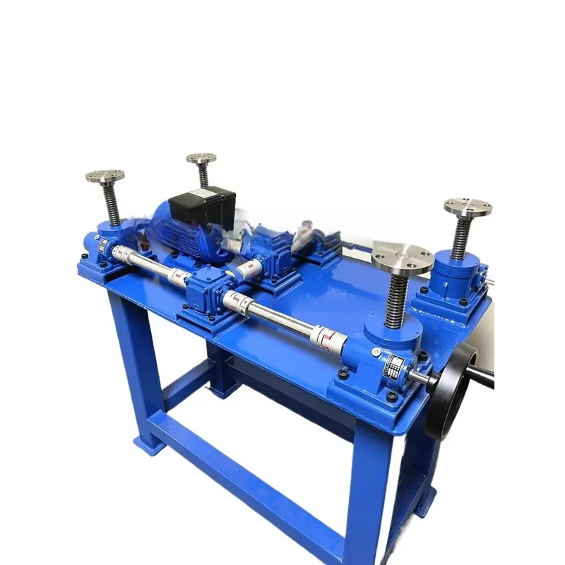 SWL Fixed Lifting Platform Electric Hand Cranked Spiral Small Screw Lift Linkage Worm Gear