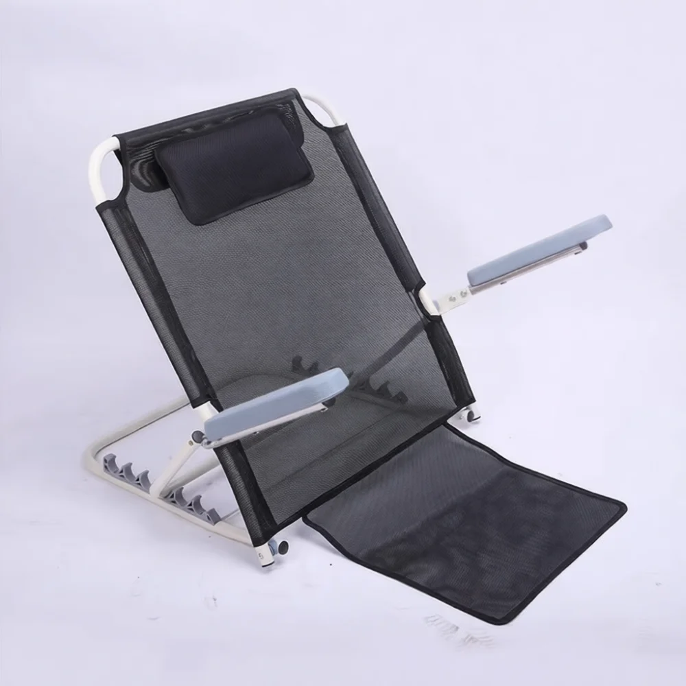 Adjustable Bedside Backrest Support Elderly Home Care Folding Sitting Assist Frame Patient Recovery Bed Health Aid
