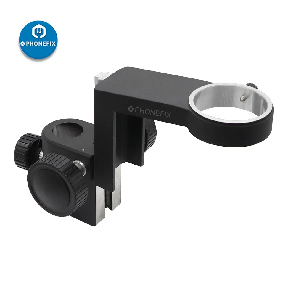 Microscópio Estéreo Ajustável Suporte Suporte Suporte 50 mm Diâmetro Zoom Microscópio Lab Gear Acessórios