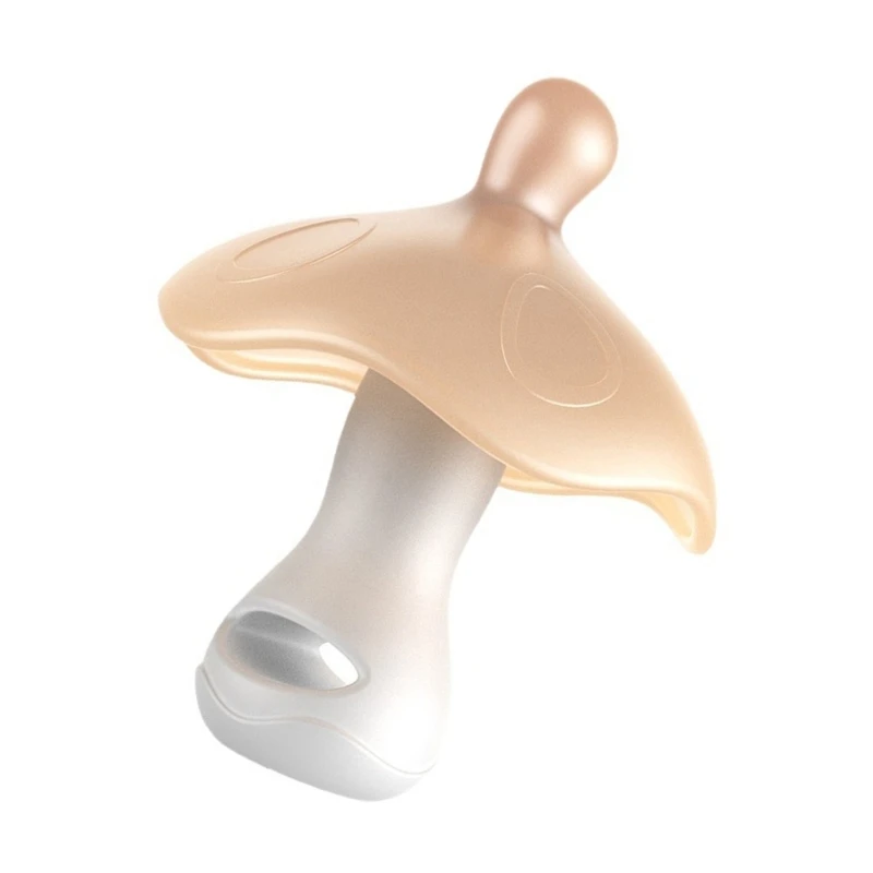 Anneau dentition en Silicone champignon, jouet dentition Flexible pour aide au brossage des dents bébé P31B