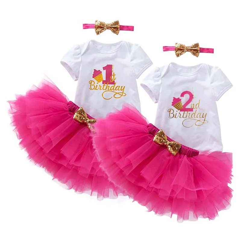 

6-12 months baby girl clothes toddler clothing girl Kids Party Newborn Sweet Girls Tutu Skirt For Baby 1St Birthday