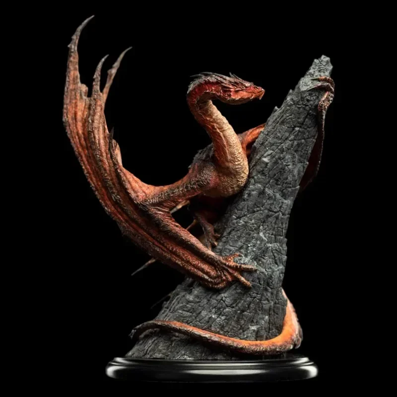 Weta Hobbits Mini figura de acción Original, juguete coleccionable, regalo decorativo de gama alta, estatua artesanal de Dragon Smaug