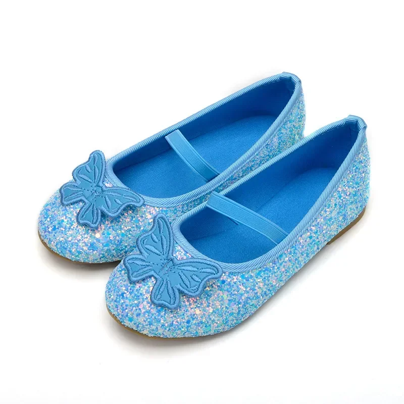 

Новый стиль, детская обувь, детская праздничная обувь, танцевальная обувь для девочек, модная обувь принцессы, повседневная обувь на плоской подошве