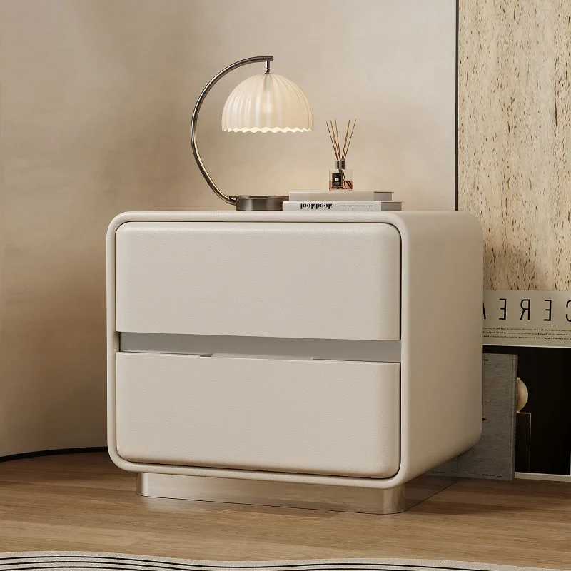 Organizer Simple Bedside Table Bedroom Nordic Cool Storage Luxury Bedside Table Drawers Small Mesitas De Noche Home Furniture