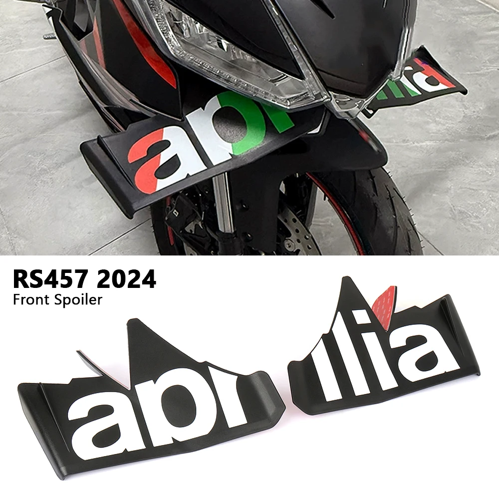 Передний обтекатель крылышка мотоцикла, защита крыла для Aprilia RS 457 RS457 rs457 2024, украшение, аксессуары с логотипом крыльев