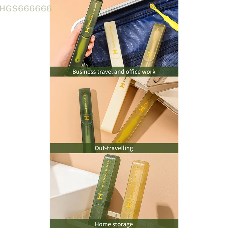 Protector Toothbrush Tube Cover Travel Storage Travel Portable Toothbrush Box Storage Dust-proof Case Bathroom Accessories