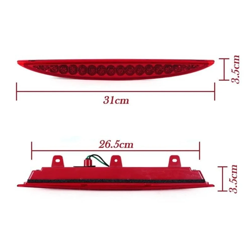 

Для Ssangyong для Rexton 2006 2017, высокий 3-й стоп-сигнал, замена заднего стоп-сигнала OEM 8381008B01, часть из АБС-пластика