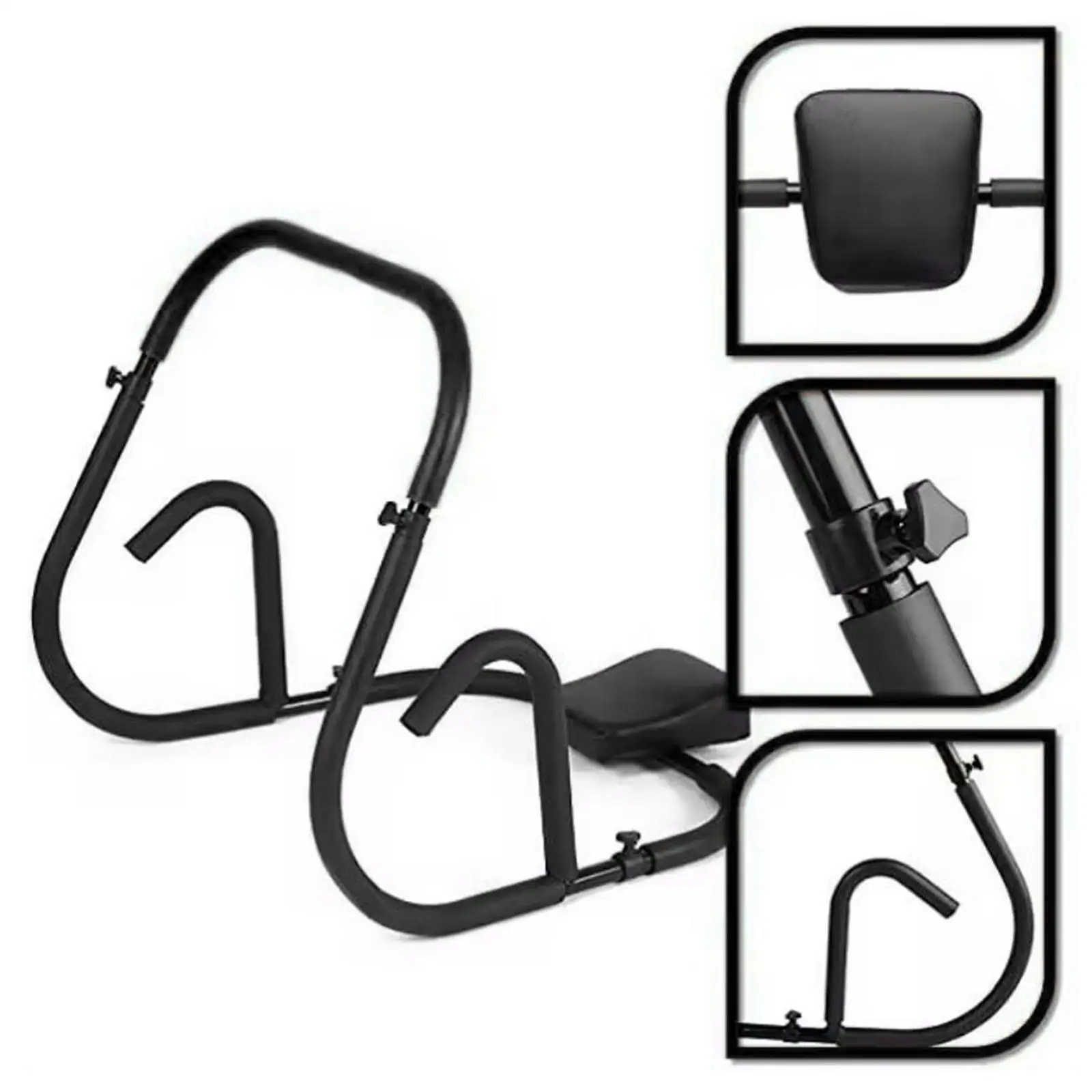 Abdominal Machine Portable Metal Ab Cruncher Home Gym Equipment for Core and Belly Workout Trainer