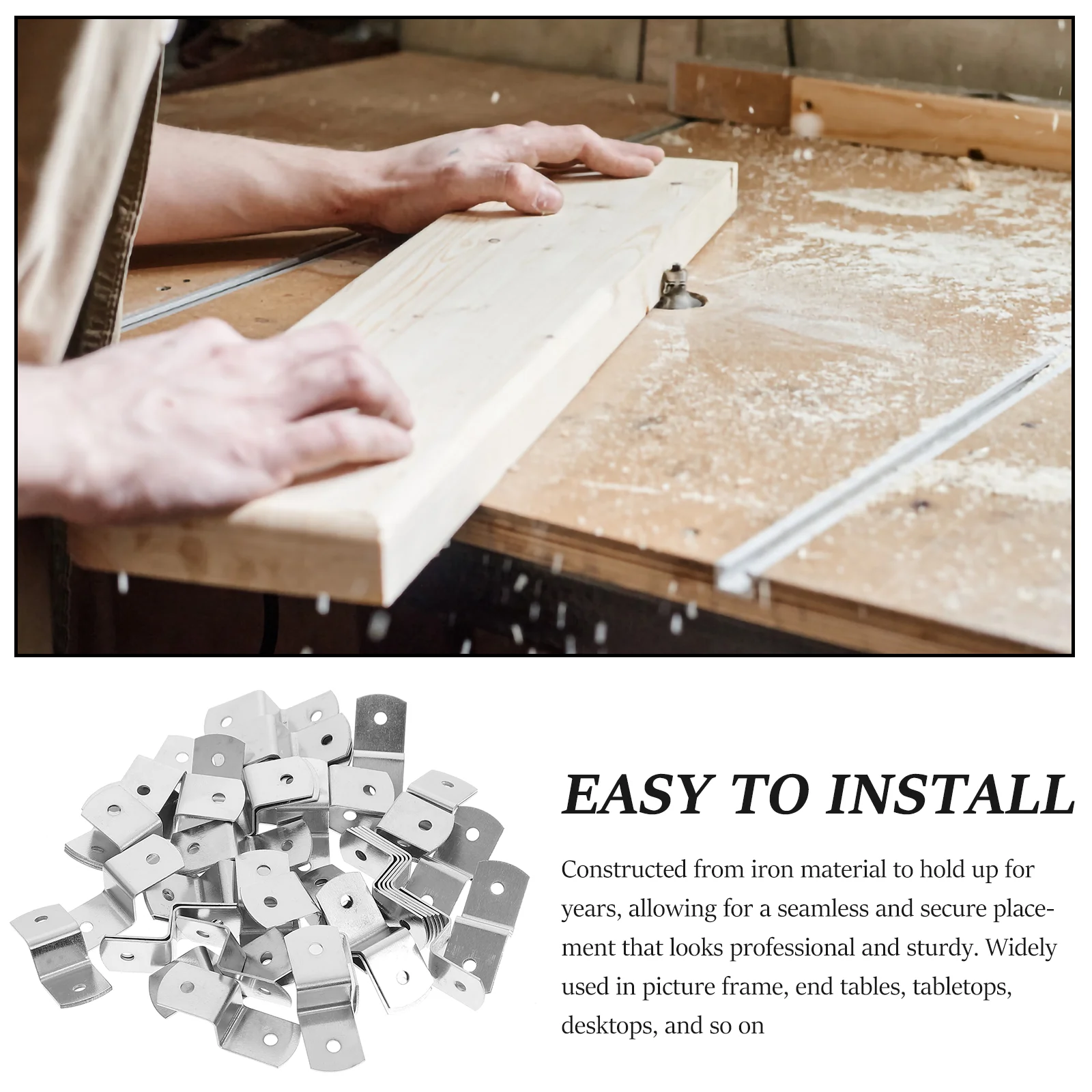 Multi-function Patches Decor Z Type Hook Gel Picture Frame Backing Clips Desktop Table Brackets Tape