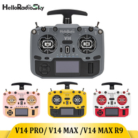 HelloRadio V14 MAX R9/MAX/PRO ELRS Left Hand Color Open Source Remote Control ModelAircraft FPV High Frequency Head Metal Rocker