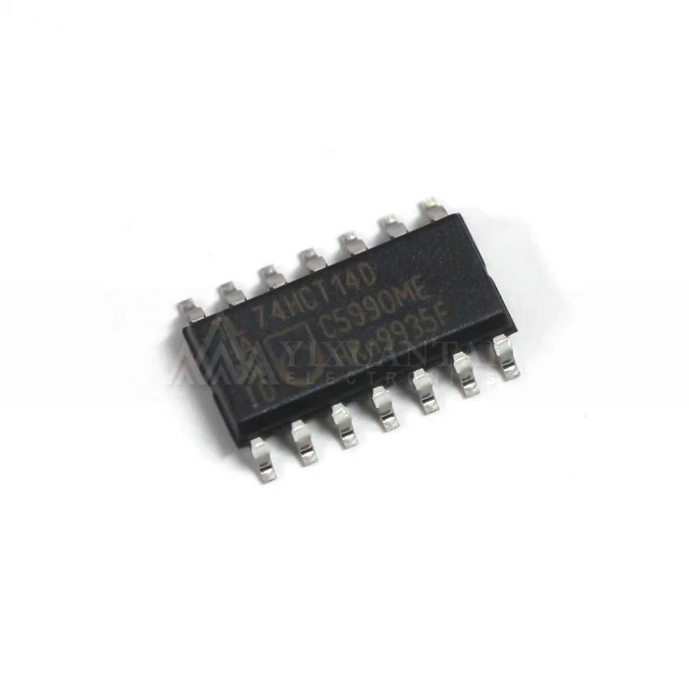 10pcs/lot New 74HCT14DR2G  74HCT14DR  74HCT14D  74HCT14  Marking:74HCT14D  IC INV SCHMITT 6CH 1-IN 14SOIC SOP14 Original