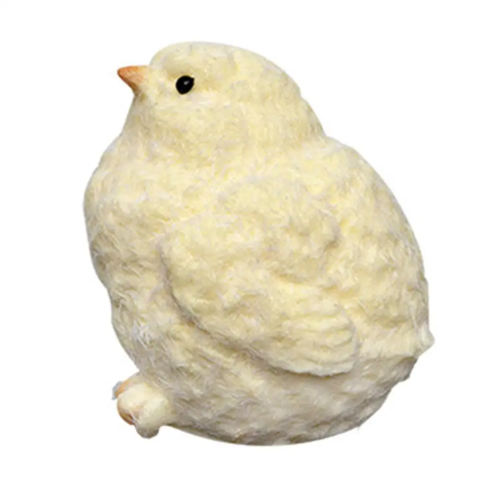 Handmade Yellow Big Chicken Plush Pinching Toys Squeezing Pinching Toys Cute Fuzzy Hen Chicks Taba Squeezing Toys