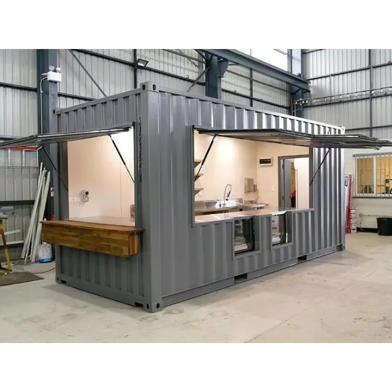 Container bar Coffee Shop Container Restaurant 20 ft 40 ft with Upstairs Two Stores 2 Floors