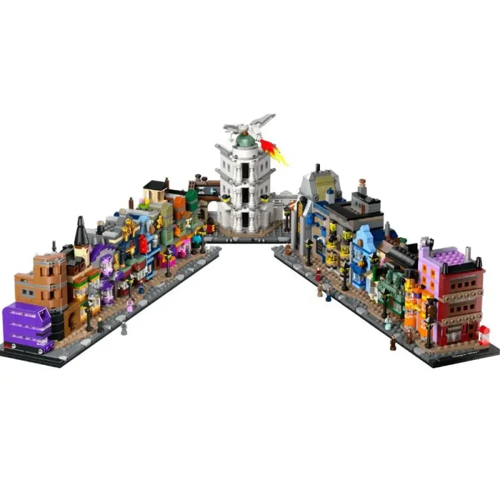 2750 قطعة تناسب 76444 زقاق رائع اللبنات متجر العمارة الطوب للأصدقاء ديكور عرض الشارع هدايا عيد الميلاد عيد الميلاد