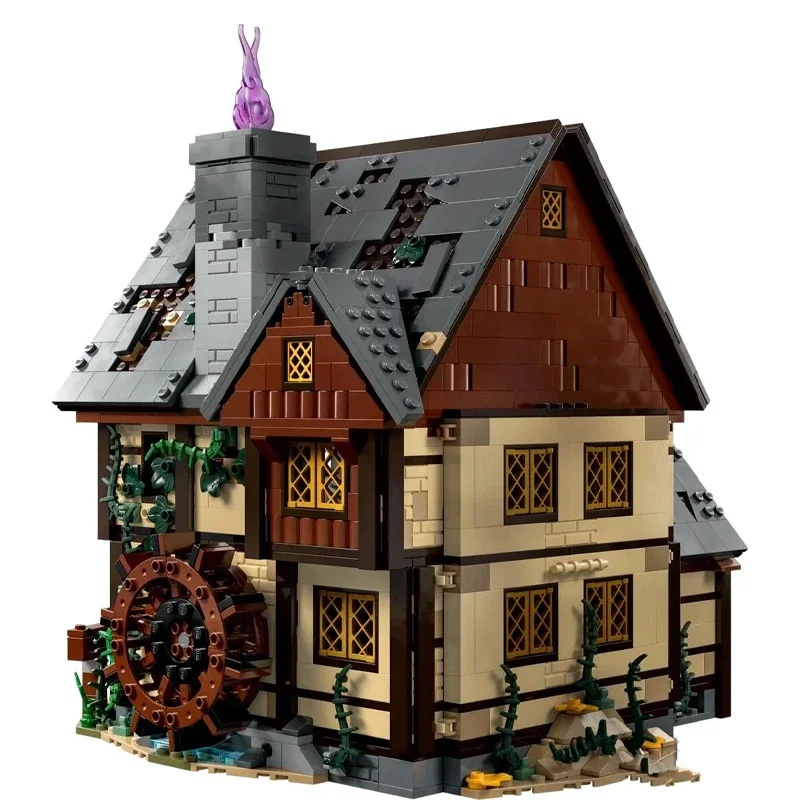 Die Sisters Cottage Große Bausteine Halloween Haus Ziegel Spielzeug Für Kinder Geburtstag Geschenk Kompatibel 21341 2316 stücke