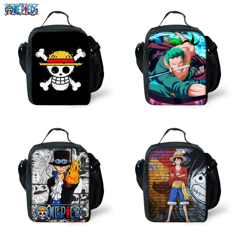 

Monkey D Luffy Quotes One Piece Thermal Insulated Lunch Bag for School Reusable Food Container Bags Thermal Cooler Food Box Gift