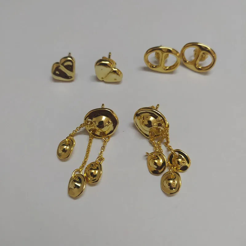 2022 New Style Stainless Steel Alloy Silver Color Charm Fashion Athens Earrings for Attractive Women Free Wholesale Shipping