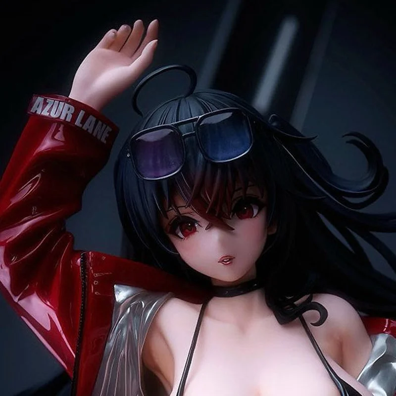 

Azur Lane Anime Figure 43cm Taihou Racing Queen Swimsuit Pvc Collectible Model Large Desktop Ornament For Adult Collectors