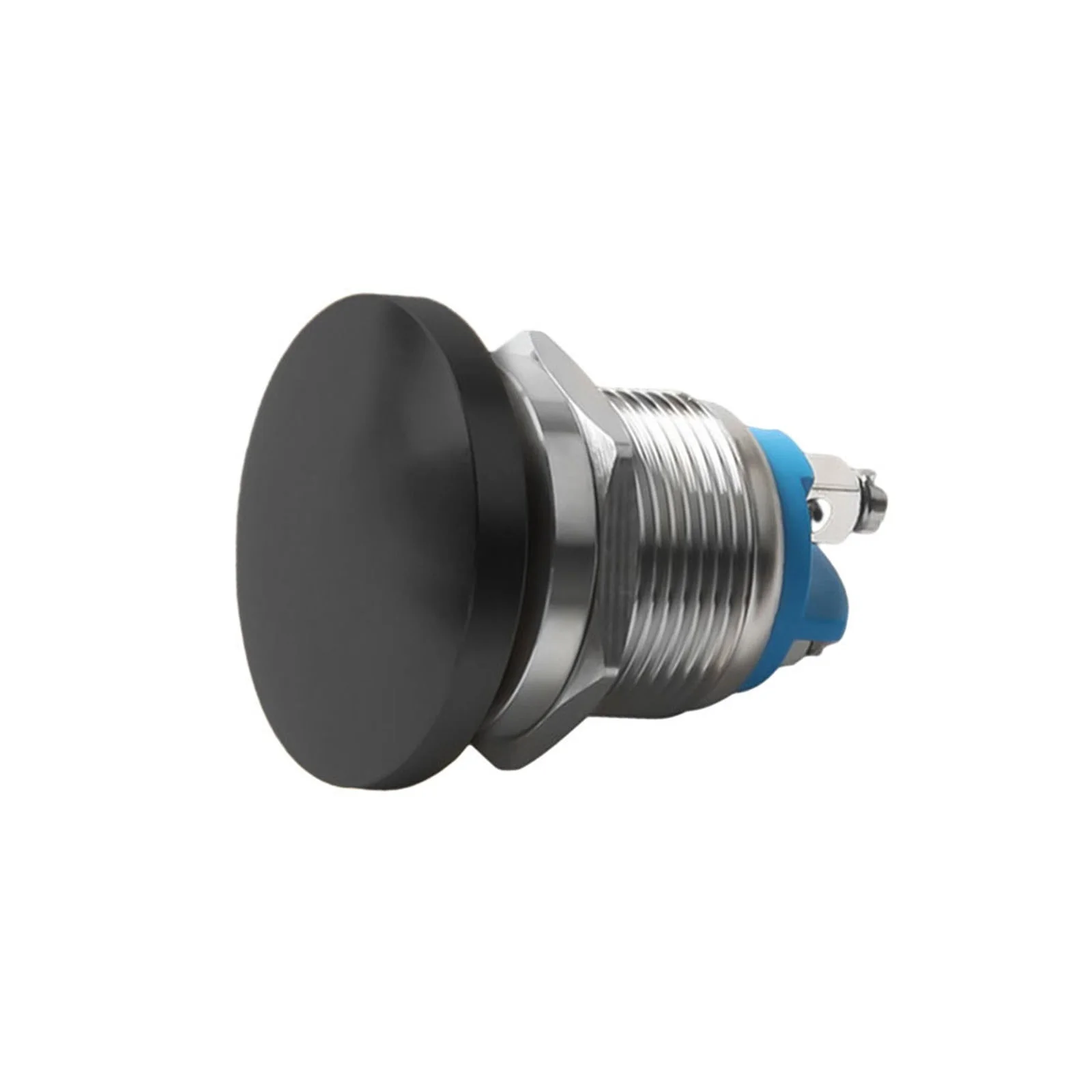 Mushroom Head Button Switch Momentary Self-Reset Mushroom Button Switch Mushroom Head Push Stainless Steel 16mm