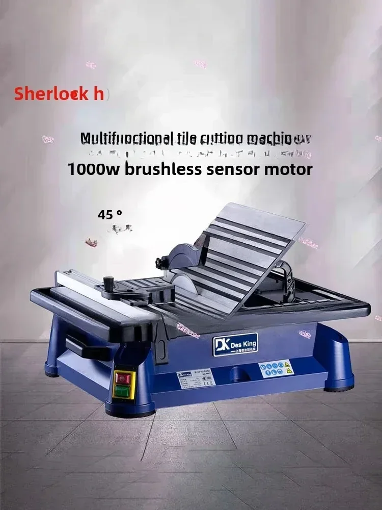 For Desktop Tile Cutter Electric Desktop Tile Multi-Function High-Precision Cutting Machine Tool 45-Degree Chamfering